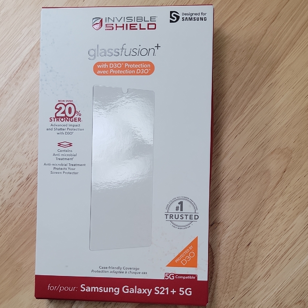 Zagg Glass Fusion Screen Protector for Samsung Galaxy S21+ 5G - Clear New